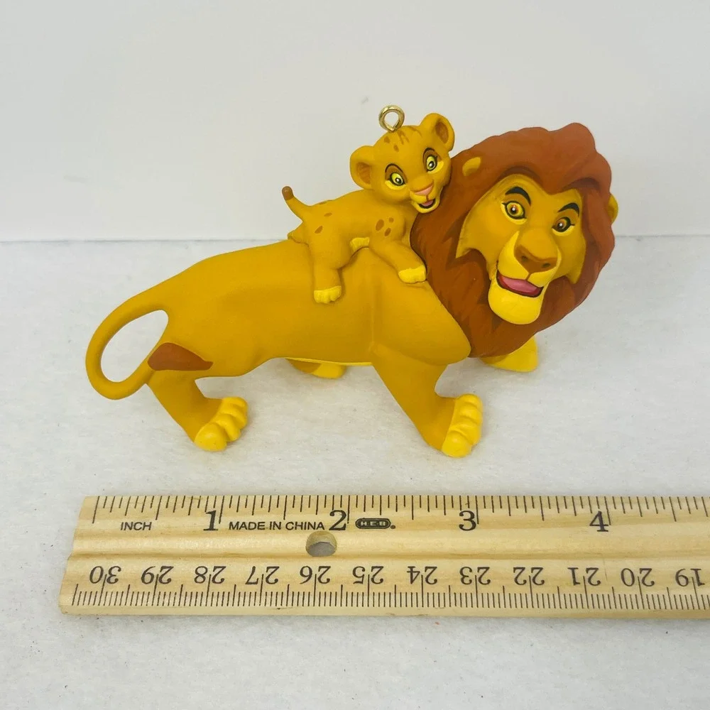 Hallmark Keepsake Disney The Lion King Mufasa and Simba 1994 Ornament with Box